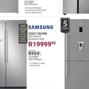 Fridge at Bradlows/Morkels