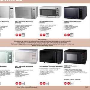 Microwave oven at HiFi Corp