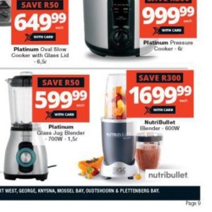 Blender prices deals at checkers