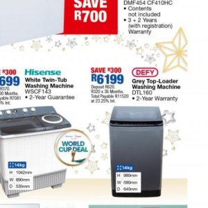 Washing machine at OK Furniture