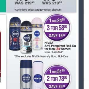 Roll-on nivea  at Dis-Chem Pharmacies
