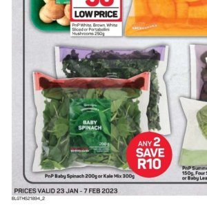 Spinach at Pick n Pay Hyper