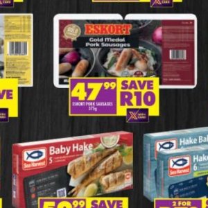 Sausages at Shoprite