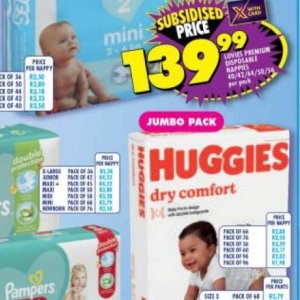 Huggies jumbo pack hot sale price at shoprite