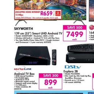 TV set at Makro
