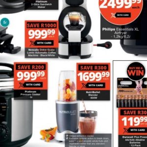 Coffee machine at Checkers