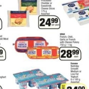 Yoghurt at Spar