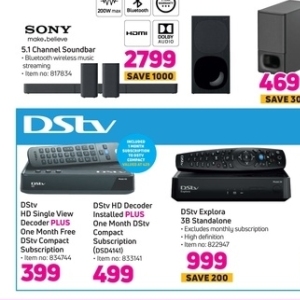 Digital TV decoder at Game