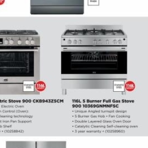 Electric stoves at store hifi corporation