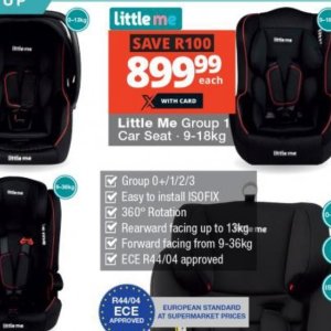 Car seat deals at Checkers valid to 10.04 Check at Allcatalogues