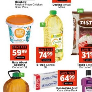 Coconut oil at Checkers