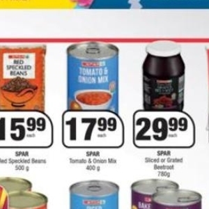 Beetroot at Spar