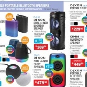Bluetooth speaker at Cash Crusaders