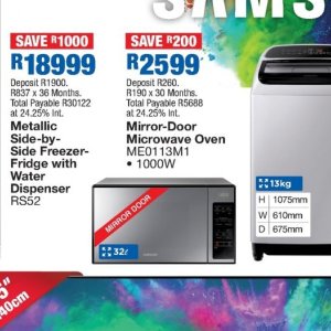 Microwave oven at OK Furniture