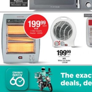 Heater at Checkers