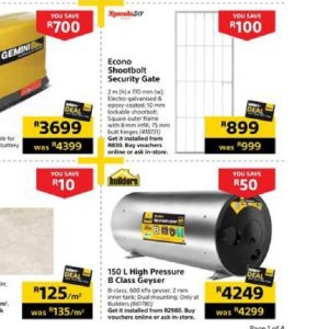 Hinges at Builders Warehouse