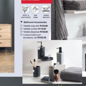 Bathroom accessories at Mr Price Home