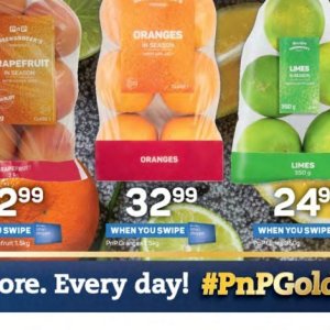Oranges at Pick n Pay Hyper