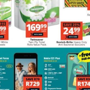 Toilet rolls at Checkers