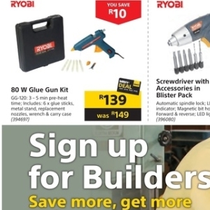 Cordless screwdriver best sale builders warehouse