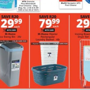 Laundry basket at Checkers Hyper