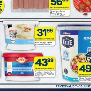 Cottage cheese at Pick n Pay Hyper