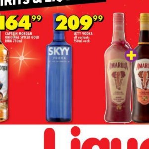 Vodka at Shoprite