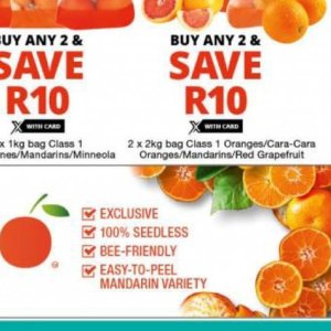 Oranges at Checkers
