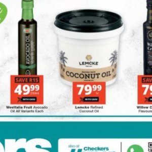 Coconut oil at Checkers
