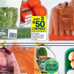 Cucumbers at Pick n Pay Hyper