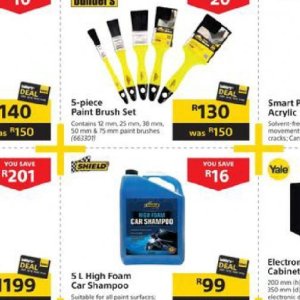 Paint brushes at Builders Warehouse