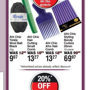 Hair comb at Dis-Chem Pharmacies