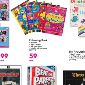 Colouring book at Makro