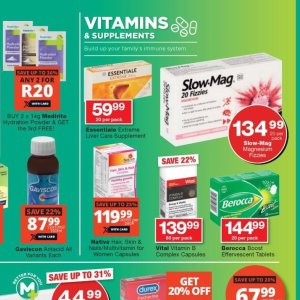 Vitamins at Checkers