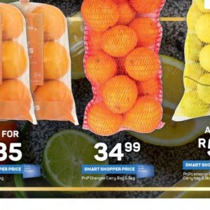 Oranges at Pick n Pay Hyper
