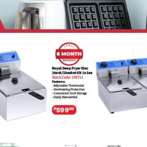 Deep fryer at Africa Cash and Carry