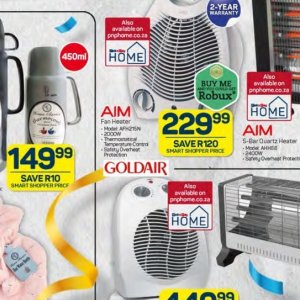Heater at Pick n Pay Hyper