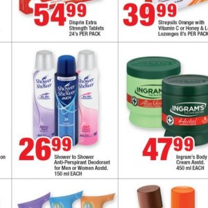 Shower at OK Foods