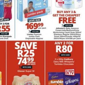 Shampoo at Checkers