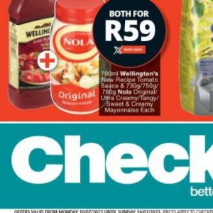 Mayonnaise at Checkers