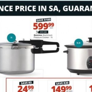 Pressure cooker at Checkers