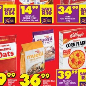Muesli at Shoprite