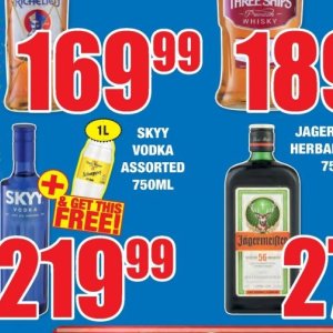 Vodka at Boxer Superstores