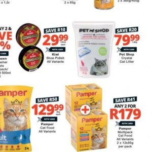 Cat litter at Checkers