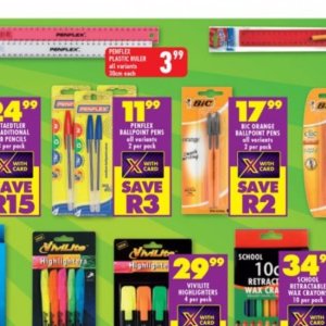 Ballpoint pens at Shoprite