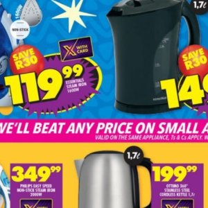 Electric kettle store price at shoprite