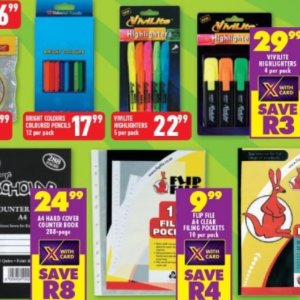 Highlighters at Shoprite