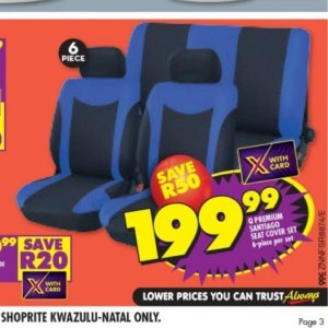 Shoprite car clearance seat covers