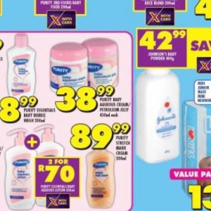 Petroleum jelly at Shoprite