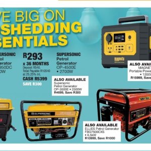 Generator at OK Furniture